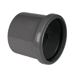 FloPlast 110mm Anthracite Grey Single Socket Pipe Coupling
