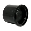 FloPlast 110mm Black Single Socket Pipe Coupling -Bostik Shop sp124b l