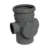 FloPlast 110mm Anthracite Grey Access Pipe -Bostik Shop sp274ag l