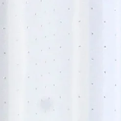 Victorian Plumbing Sparkle W1800 X H1800mm Polyester Shower Curtain - White