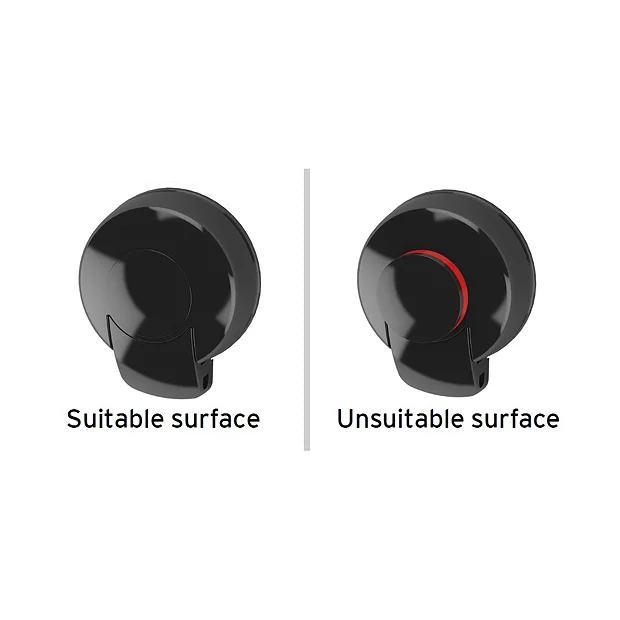 Victorian Plumbing Orion SuctionLoc Black Corner Shower Basket 3 Victorian Plumbing Orion SuctionLoc Black Corner Shower Basket