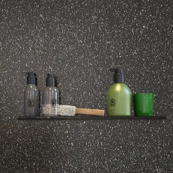 Showerwall Black Galaxy Waterproof Decorative Wall Panel - Various Size Options 7 Showerwall Black Galaxy Waterproof Decorative Wall Panel - Various Size Options -Bostik Shop swblkgal d1