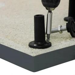 Au Slate Grey Leg Set & Plinth Kit (1000 Plinth X 2)