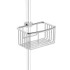 HIB Clip-On Traditional Shower Basket Tray - Chrome -Bostik Shop traditionalriserrail l