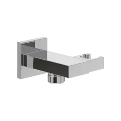 Villeroy & Boch Villeroy And Boch Universal Square Shower Wall Outlet With Handset Holder - Chrome