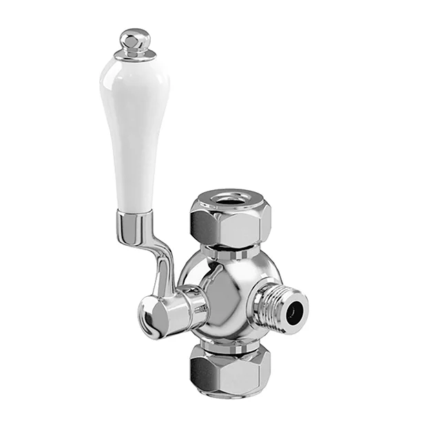 Urlington Bathroom Burlington Diverter For Handsets - Chrome 3 Urlington Bathroom Burlington Diverter For Handsets - Chrome