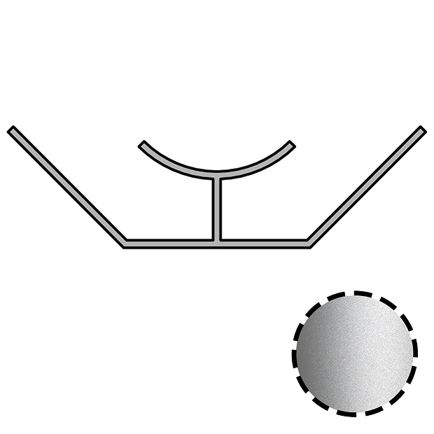 Victorian Plumbing Orion Internal Corner - Satin Aluminium 3 Victorian Plumbing Orion Internal Corner - Satin Aluminium