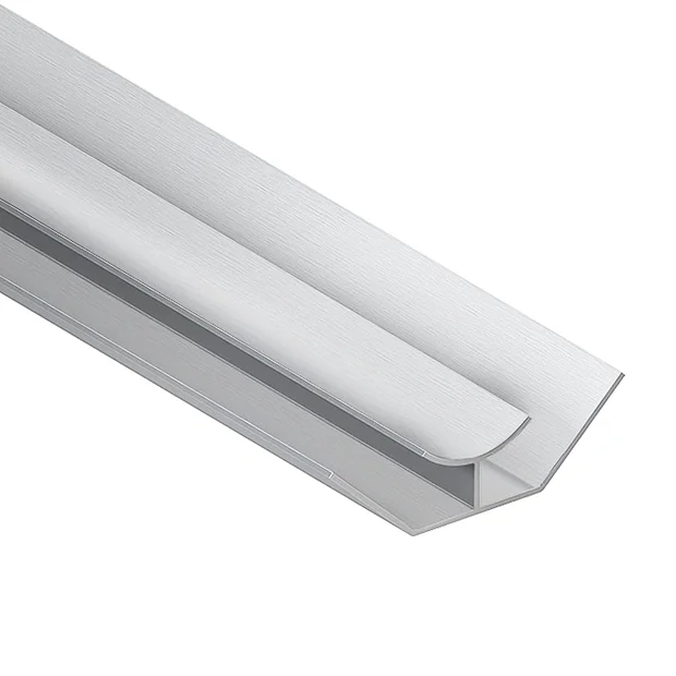 Victorian Plumbing Orion Internal Corner - Satin Aluminium 4 Victorian Plumbing Orion Internal Corner - Satin Aluminium - Image 2