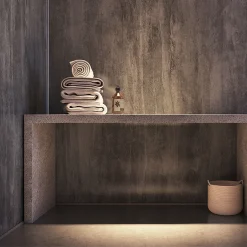 Showerwall Washed Charcoal Waterproof Decorative Wall Panel - Various Size Options -Bostik Shop wascha d1