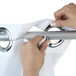 Wenko Comfort Flex White Polyester Shower Curtain - W1800 X H2000mm