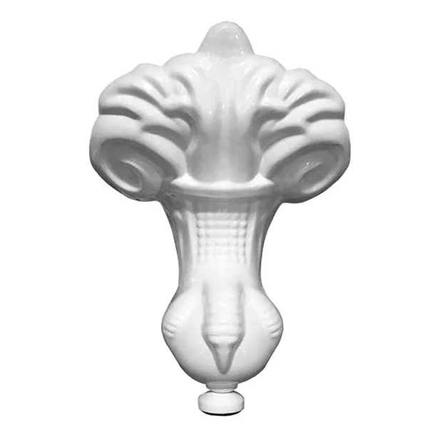 Victorian Plumbing Set Of 4 Gloss White Ball & Claw Feet For Roll Top Baths 4 Victorian Plumbing Set Of 4 Gloss White Ball & Claw Feet For Roll Top Baths - Image 2