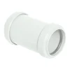 FloPlast 40mm White Push-Fit Straight Coupling -Bostik Shop wp07w l 1
