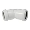 FloPlast 40mm White Push-Fit 135° Bend -Bostik Shop wp18w l 1