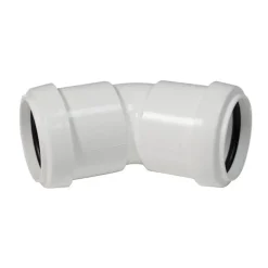 FloPlast 32mm White Push-Fit 135° Bend