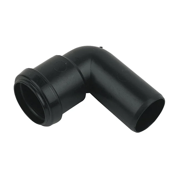 FloPlast 32mm Black Push-Fit 90° Conversion Bend 3 FloPlast 32mm Black Push-Fit 90° Conversion Bend