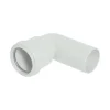 FloPlast 32mm White Push-Fit 90° Conversion Bend 1 FloPlast 32mm White Push-Fit 90° Conversion Bend -Bostik Shop wp26w l 1