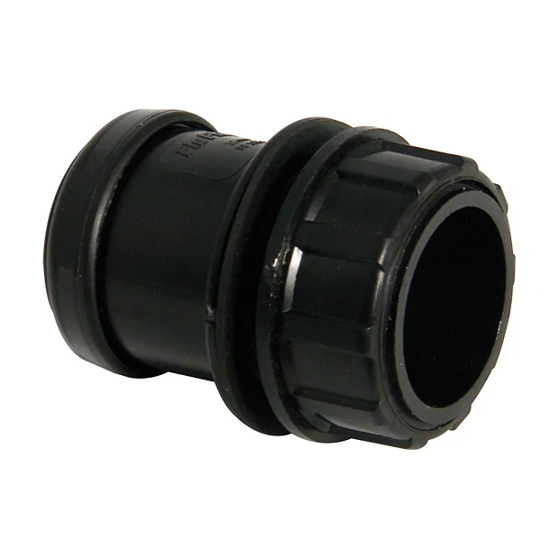 FloPlast 32mm Black Push-Fit Tank Connector 3 FloPlast 32mm Black Push-Fit Tank Connector