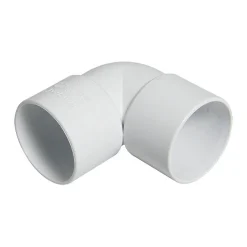 FloPlast 40mm White ABS 90° Bend