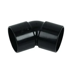 FloPlast 50mm Black ABS 135° Bend