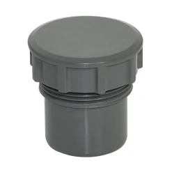 FloPlast 40mm Anthracite Grey ABS Access Plug