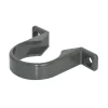 FloPlast 32mm Anthracite Grey ABS Pipe Clip -Bostik Shop ws34ag l